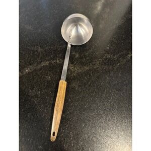 Regent Stainless Steel Ladle Wooden Handle Made in Japan Kitchen Utensil